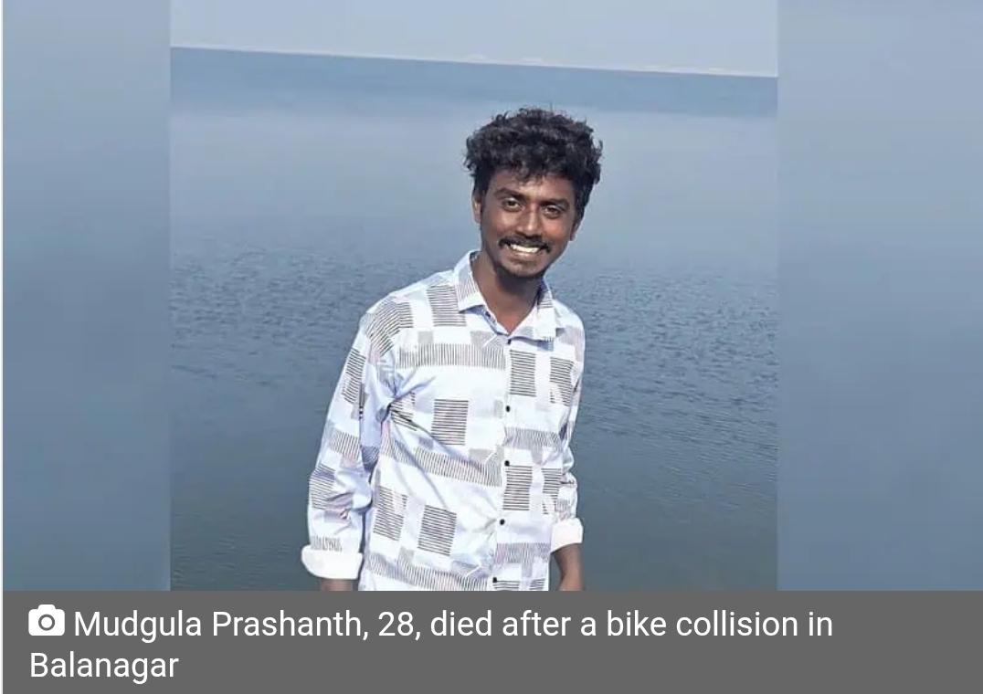 One killed, another critically injured in bike collision in Hyderabad Balanagar