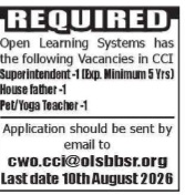 Open Learning Systems Recruitment 2026 – Multiple Vacancies