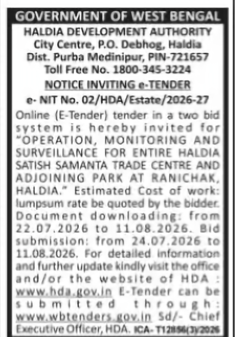 Operation, Monitoring & Surveillance of Trade Centre