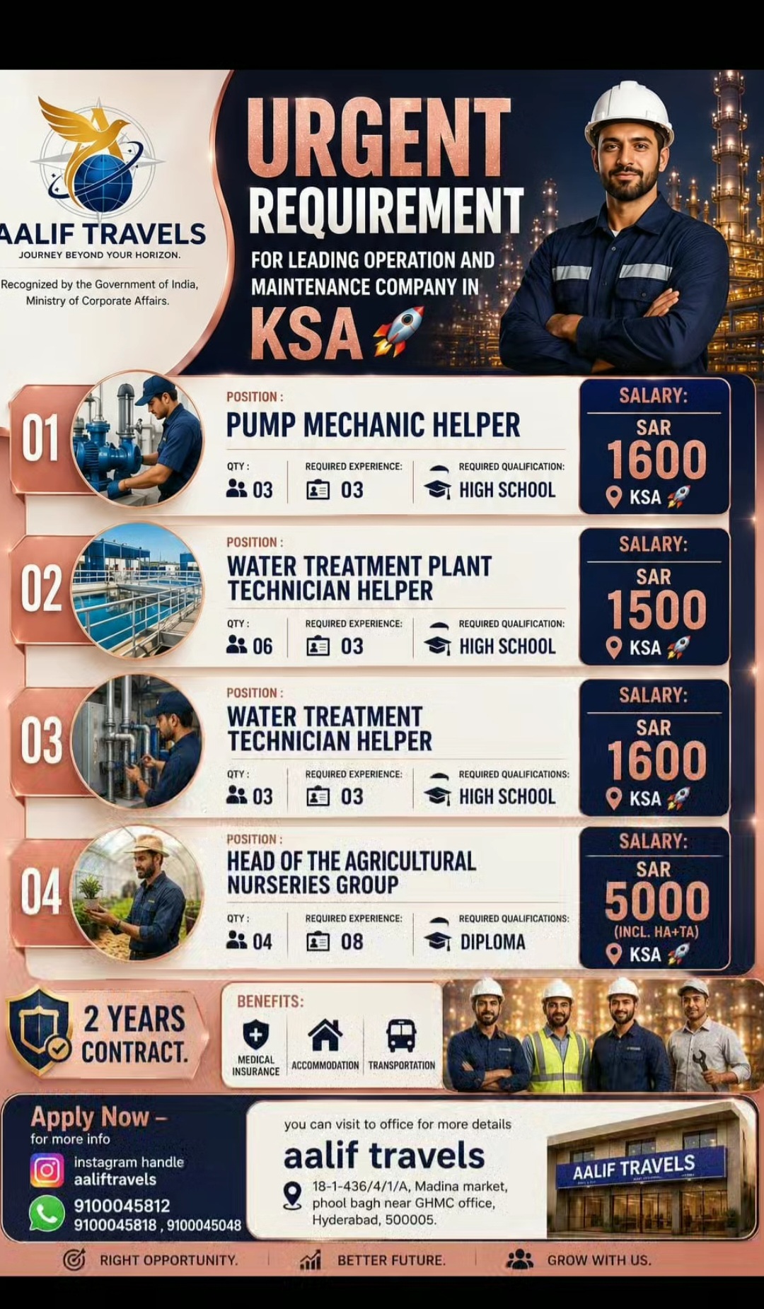Opportunity for a better future in KSA.