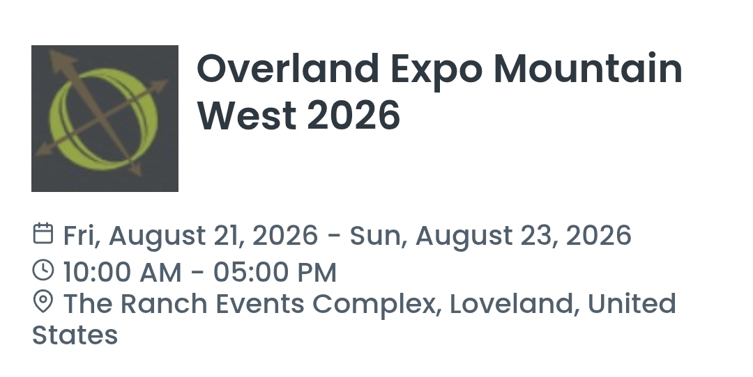 Overland Expo Mountain West 2026