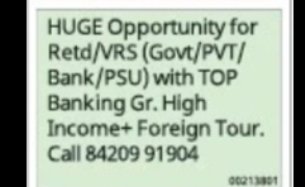 PART-TIME OPPORTUNITY