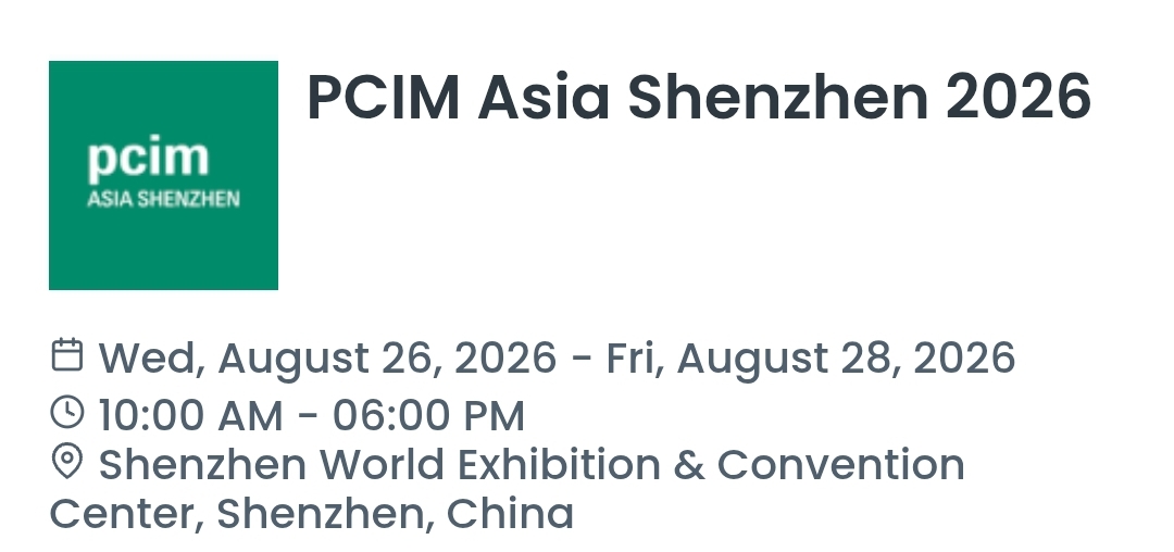 PCIM Asia Shenzhen 2026