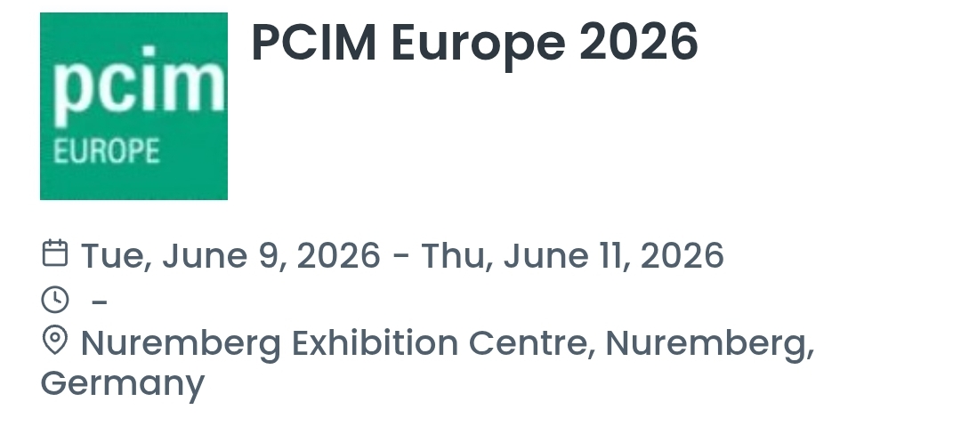 PCIM Europe 2026