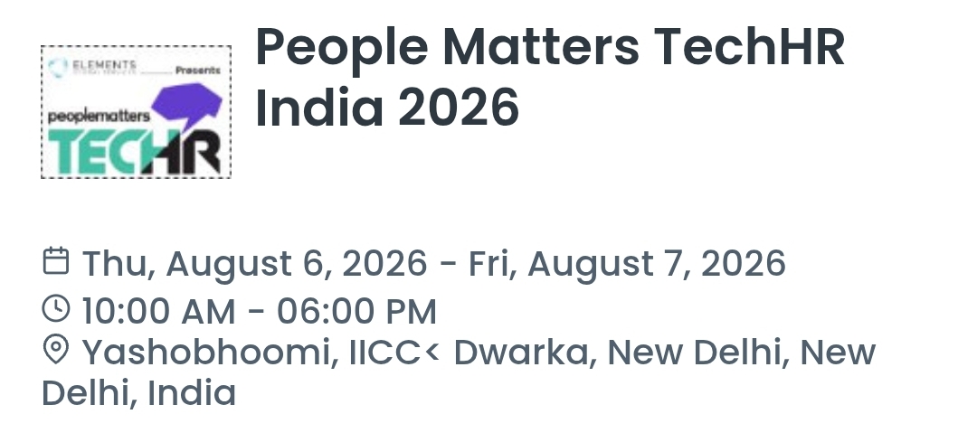 People Matters TechHR India 2026
