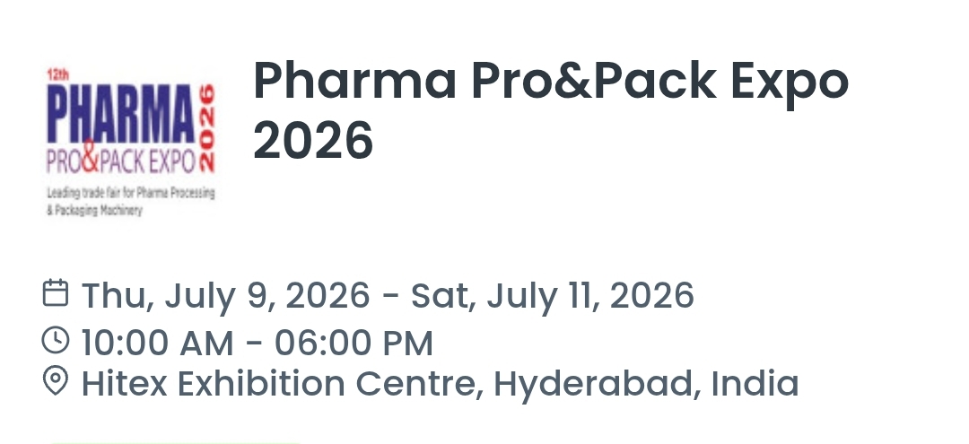 Pharma Pro&Pack Expo 2026
