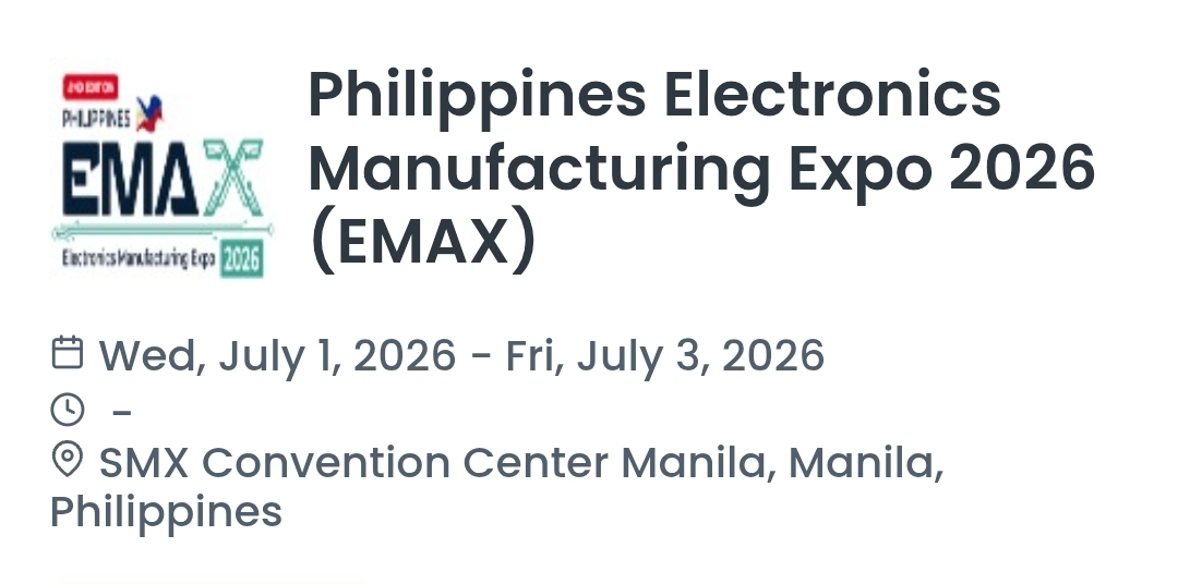 Philippines Electronics Manufacturing Expo 2026 (EMAX)