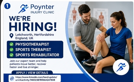 Physiotherapist / Sports Therapist / Sports Rehabilitator – UK