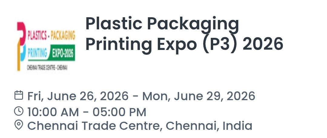 Plastic Packaging Printing Expo (P3) 2026