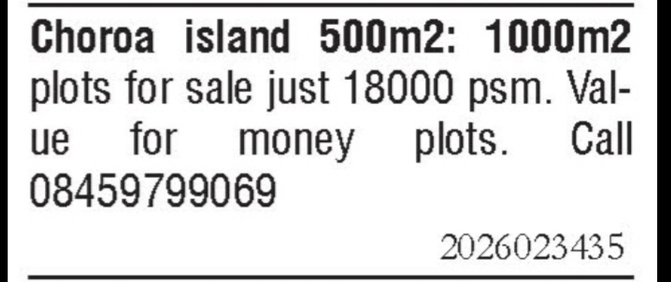 Plots for Sale in Chorao