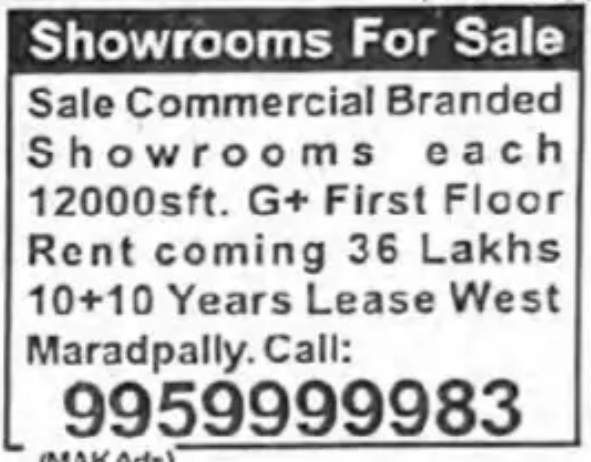 🏢 PREMIUM COMMERCIAL SHOWROOMS FOR SALE