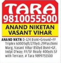 Premium Properties in Anand Niketan & Vasant Vihar