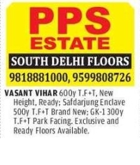 🏡 Premium South Delhi Floors | Ready to Move-In