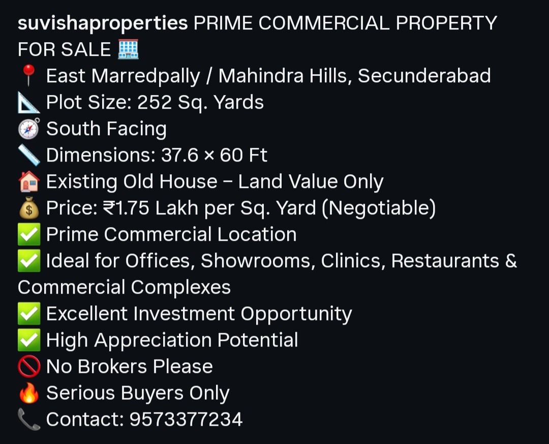 Prime Commercial Property for Sale