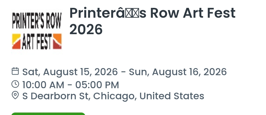 Printerâs Row Art Fest 2026