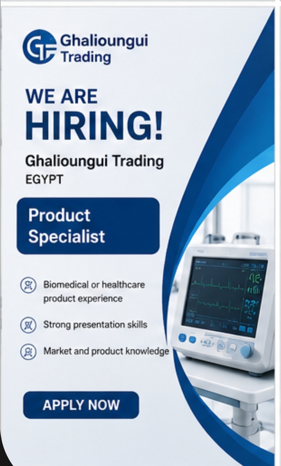 Product Specialist – Egypt | Ghalioungui Trading
