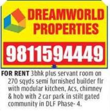🏠 Property Rental – DLF Sushant Lok