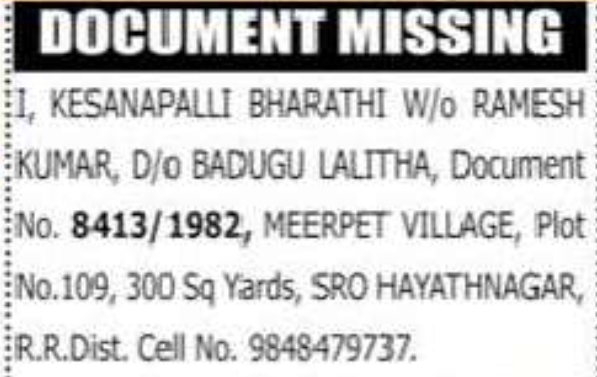 PUBLIC NOTICE (DOCUMENT MISSING)