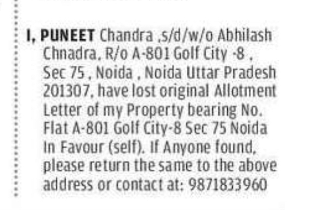PUBLIC NOTICE