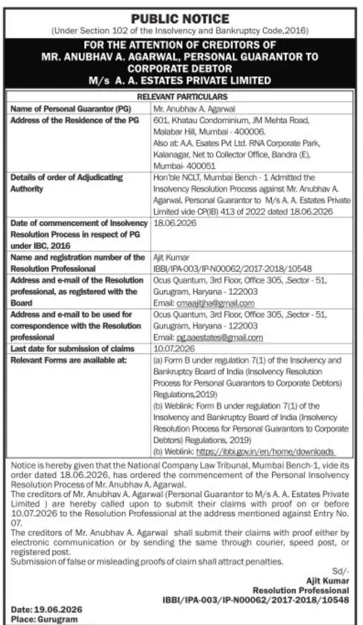 PUBLIC NOTICE