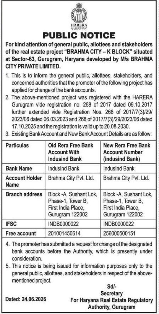 PUBLIC NOTICE