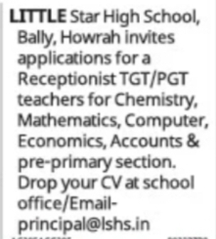 Receptionist & Teachers – Little Star High School