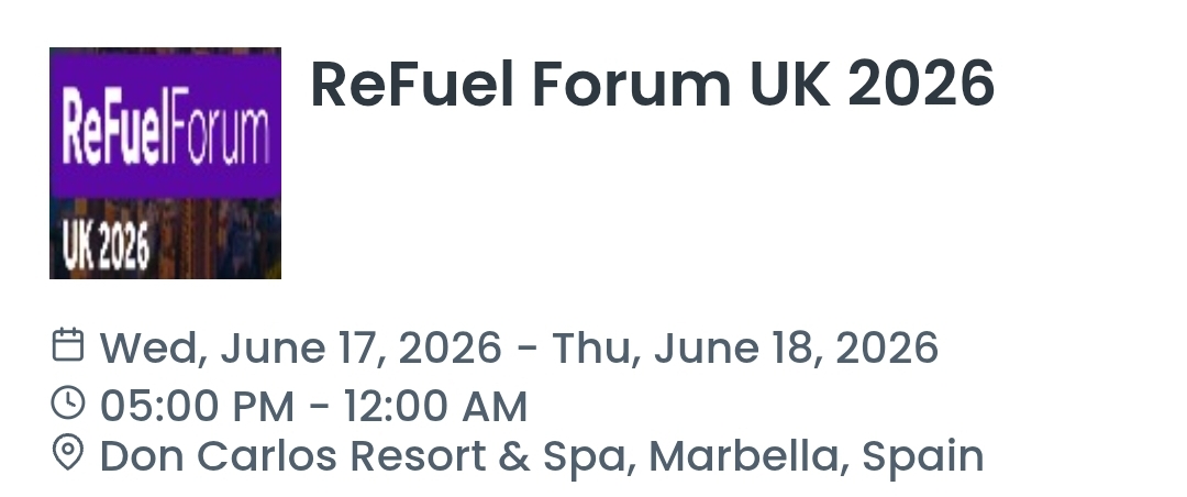 ReFuel Forum UK 2026