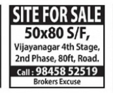Residential Site for Sale – Vijayanagar Mysuru