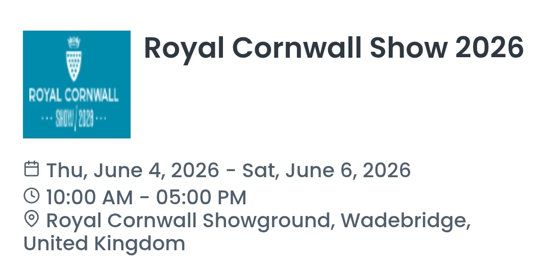 Royal Cornwall Show 2026