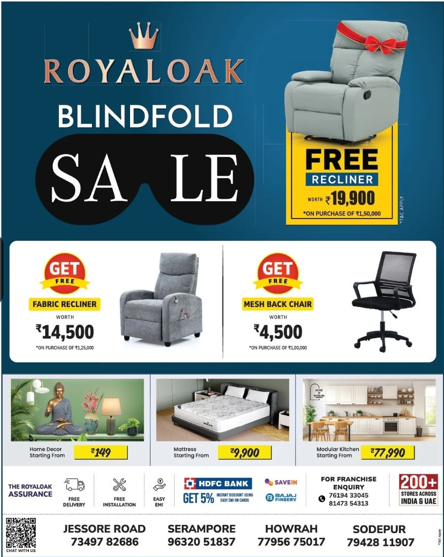 ROYALOAK MEGA SALE – LIMITED PERIOD OFFER