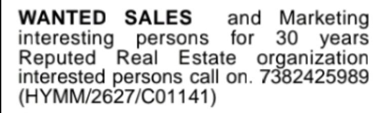 Sales & Marketing Executives | Real Estate Organization
