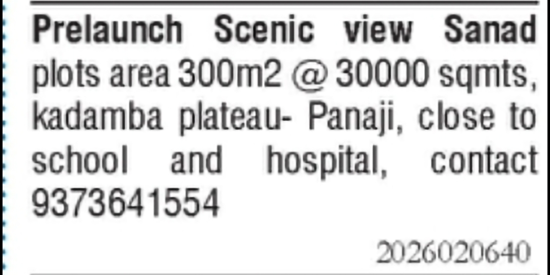 Scenic View Plots for Sale – Kadamba Plateau, Panaji