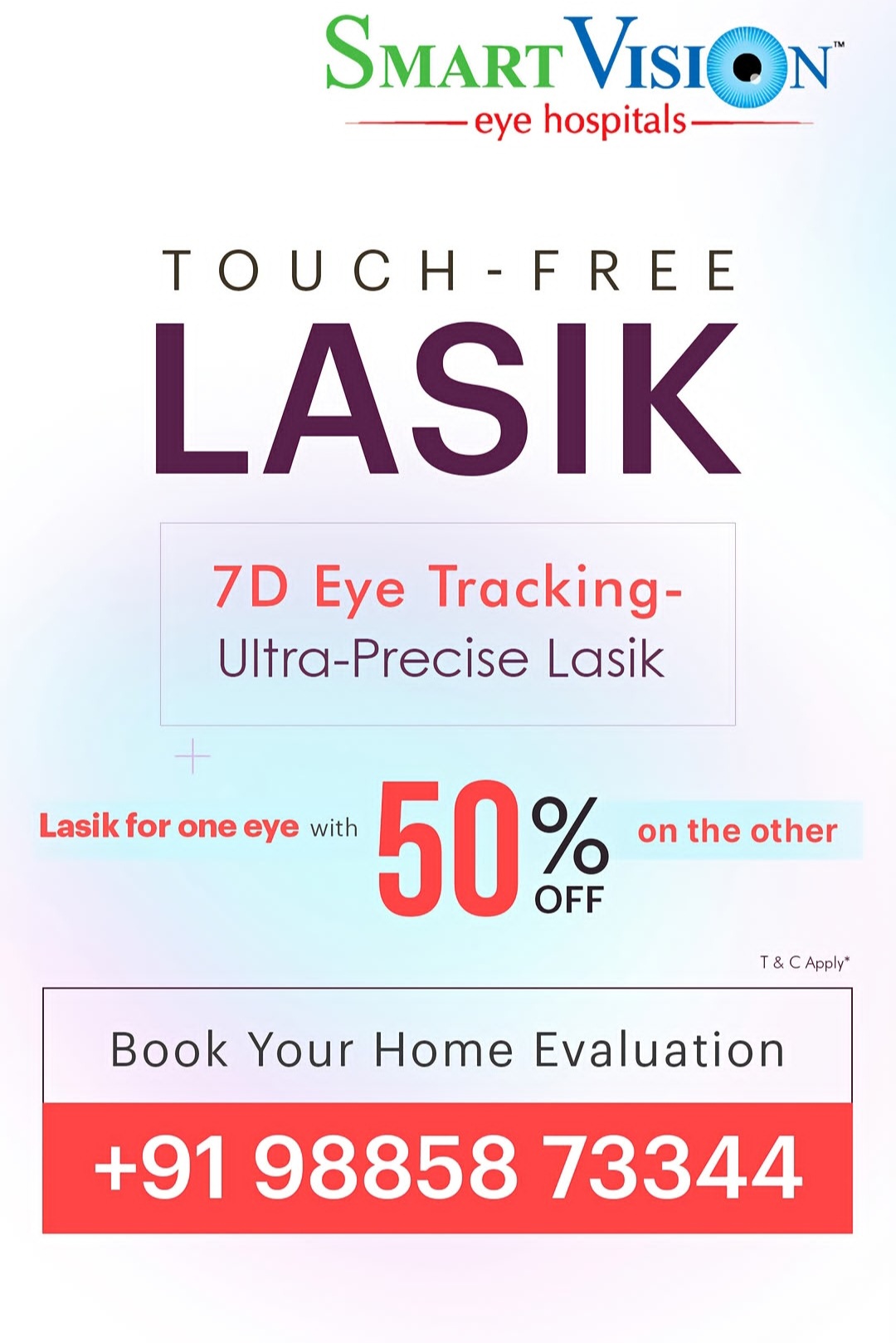 See the World Clearly with Touch-Free LASIK at Smart Vision Eye Hospitals