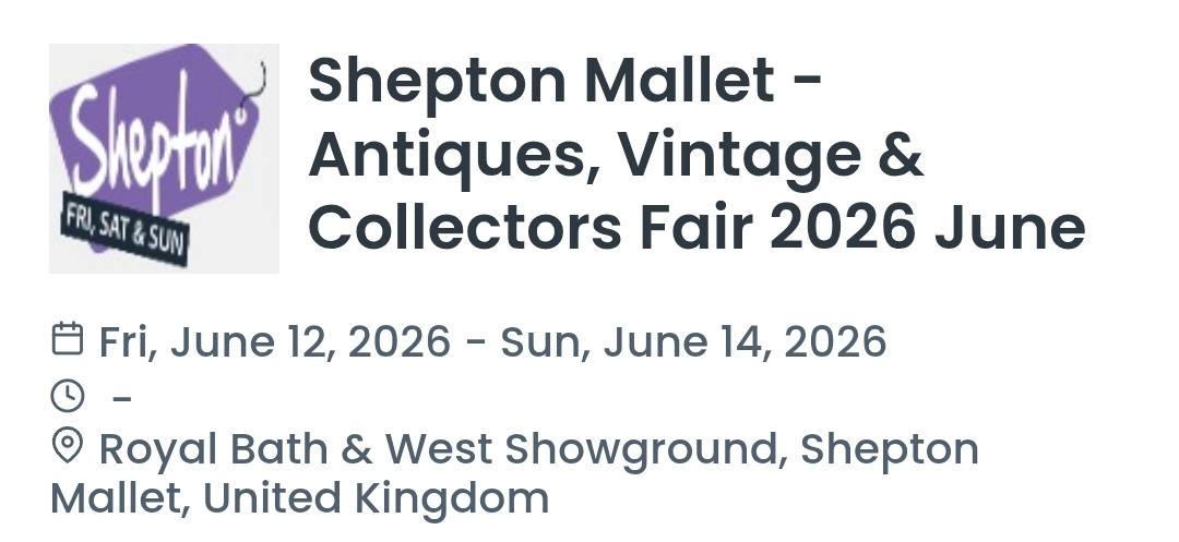 Shepton Mallet - Antiques, Vintage & Collectors Fair 2026 June