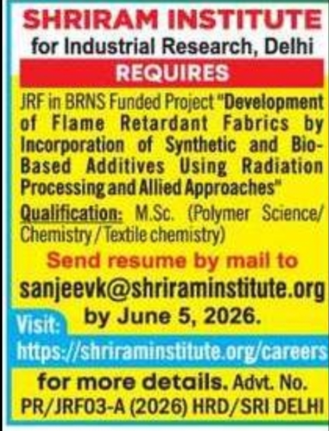 Shriram Institute for Industrial Research, Delhi