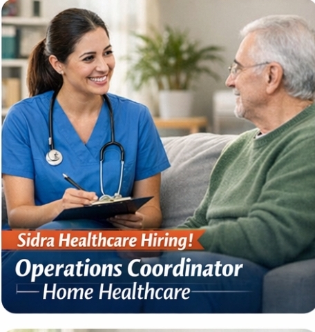 Sidra Healthcare 💼 Operations Coordinator – Home Healthcare