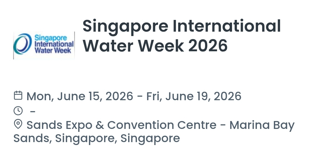 Singapore International Water Week 2026