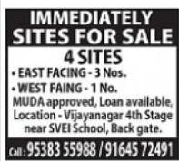 Sites for Sale – MUDA Approved