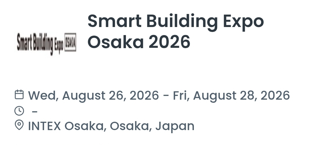 Smart Building Expo Osaka 2026