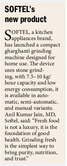 SOFTEL Gharghanti – Fresh Grinding at Home