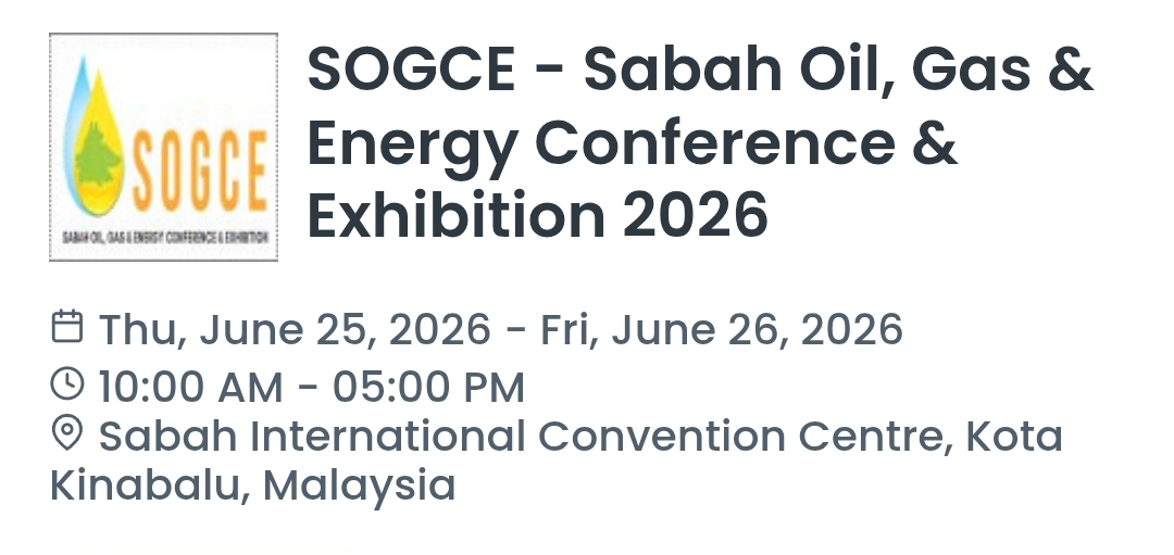 SOGCE - Sabah Oil, Gas & Energy Conference & Exhibition 2026