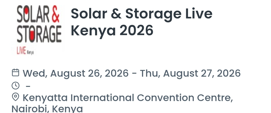 Solar & Storage Live Kenya 2026