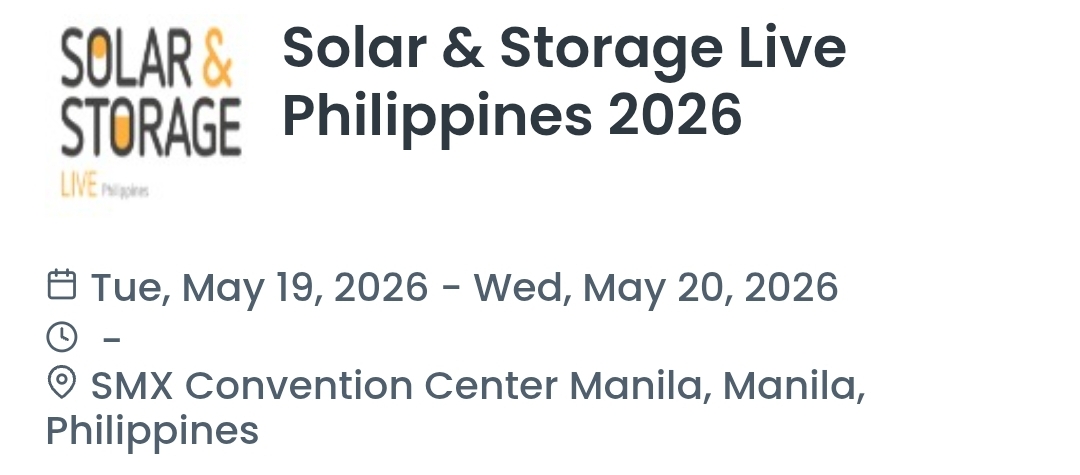 Solar & Storage Live Philippines 2026