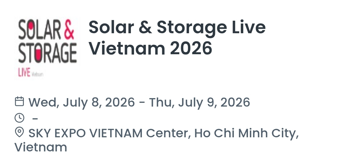 Solar & Storage Live Vietnam 2026