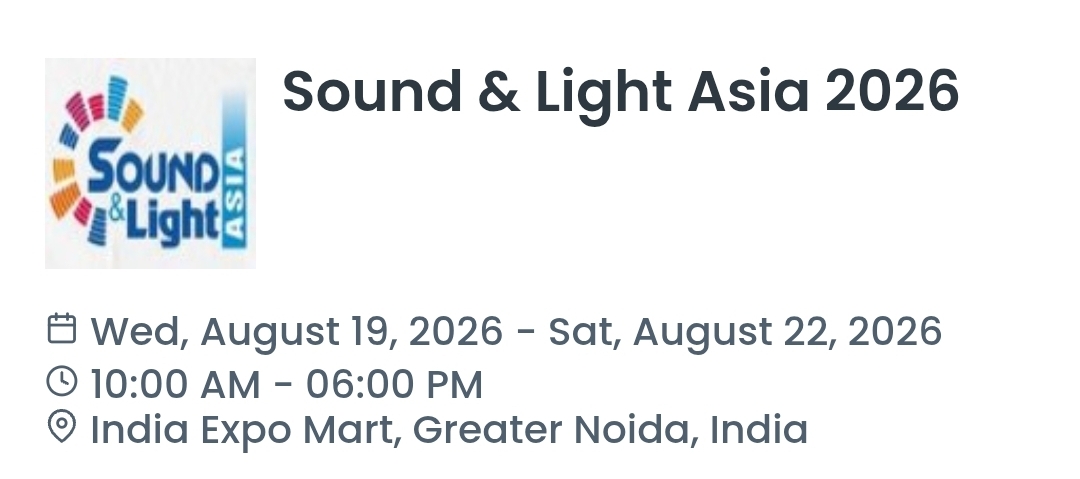 Sound & Light Asia 2026