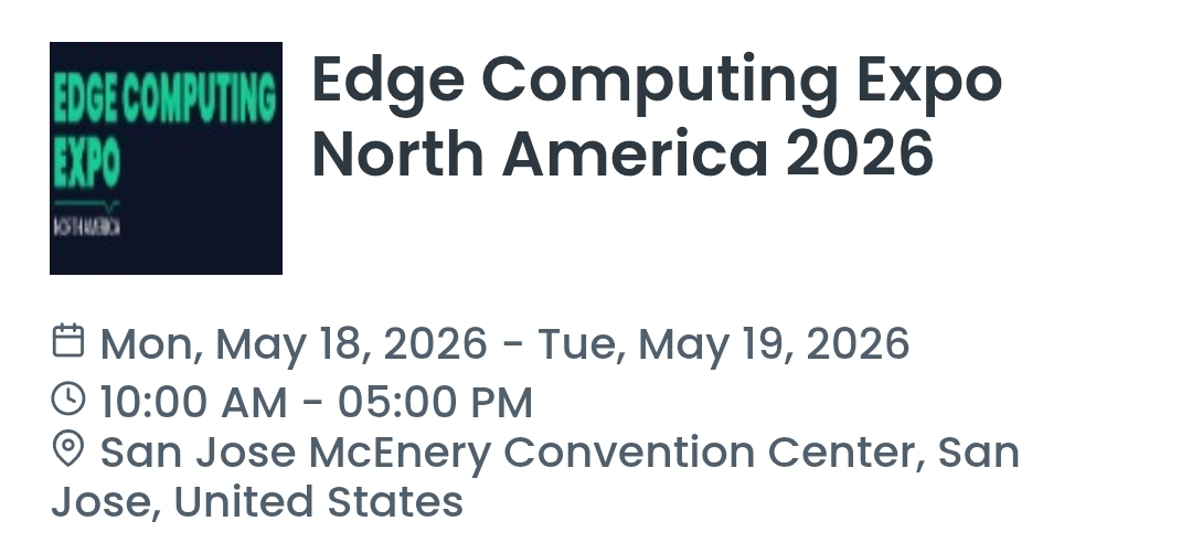 Edge Computing Expo North America 2026
