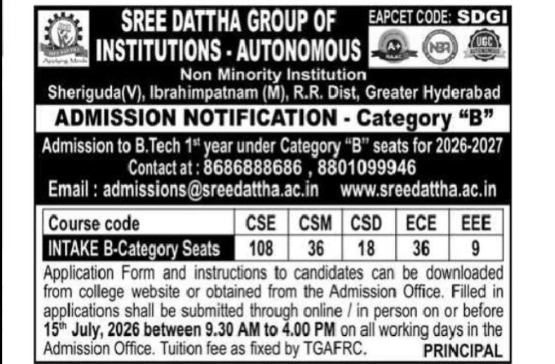 Sree Dattha Group of Institutions