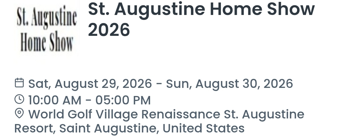 St. Augustine Home Show 2026