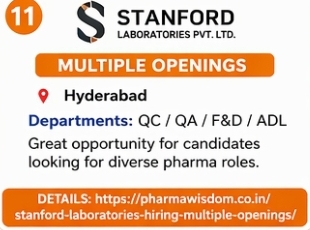 Stanford Laboratories – Multiple Openings