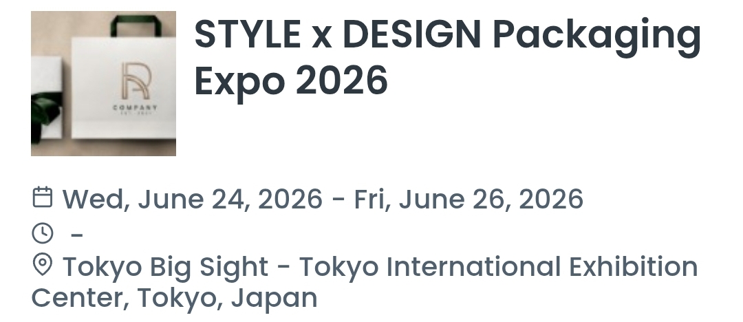 STYLE x DESIGN Packaging Expo 2026